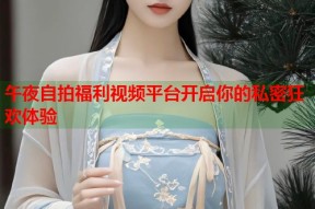 午夜自拍福利视频平台开启你的私密狂欢体验