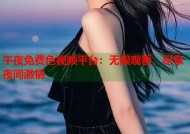 午夜免费色视频平台：无限观看，尽享夜间激情