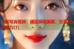 午夜写真视频：捕捉瞬间美丽，分享夜间魅力(1)