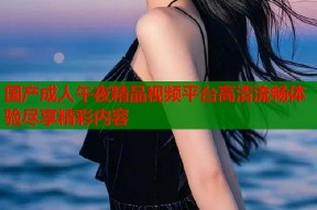 国产成人午夜精品视频平台高清流畅体验尽享精彩内容