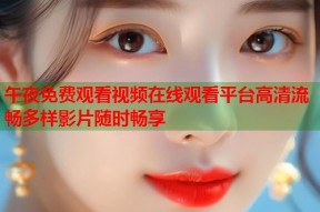 午夜免费观看视频在线观看平台高清流畅多样影片随时畅享