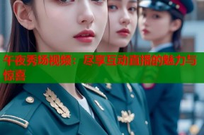 午夜秀场视频：尽享互动直播的魅力与惊喜