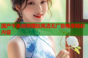 国产午夜视频播放高清无广告畅享精彩内容
