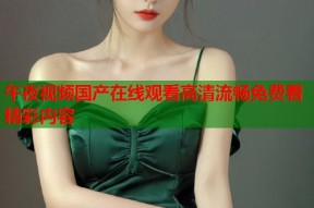 午夜视频国产在线观看高清流畅免费看精彩内容