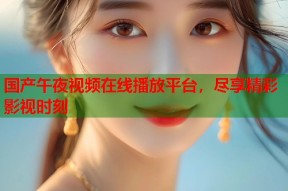 国产午夜视频在线播放平台，尽享精彩影视时刻