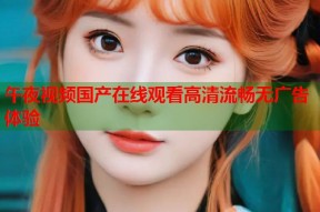 午夜视频国产在线观看高清流畅无广告体验