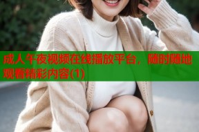 成人午夜视频在线播放平台，随时随地观看精彩内容(1)