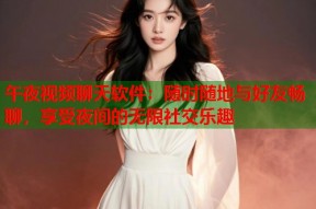 午夜视频聊天软件：随时随地与好友畅聊，享受夜间的无限社交乐趣