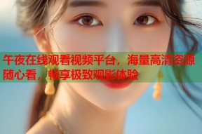午夜在线观看视频平台，海量高清资源随心看，畅享极致观影体验