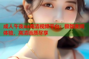 成人午夜aa高清视频平台：极致夜间体验，高清画质尽享