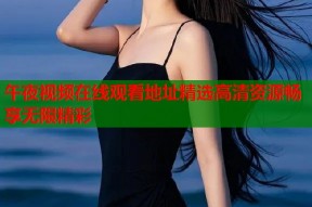 午夜视频在线观看地址精选高清资源畅享无限精彩