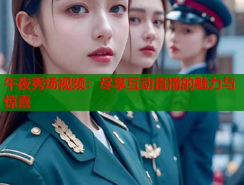 午夜秀场视频:尽享互动直播的魅力与惊喜 第1张 午夜秀场视频:尽享互动直播的魅力与惊喜 第1张