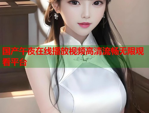 国产午夜在线播放视频高清流畅无限观看平台 第1张 国产午夜在线播放视频高清流畅无限观看平台 第1张